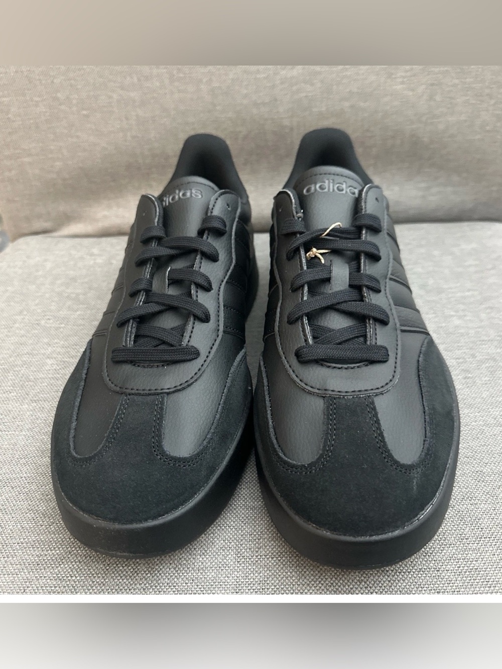 Adidas Barreda Sportswear Men’s Shoes Size 11.5 Black Low Top Sneakers NIB